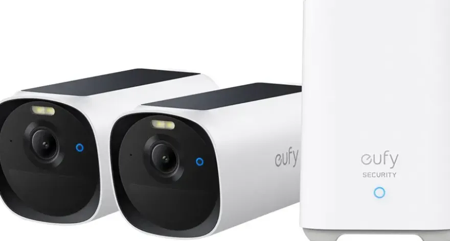 Eufy E40 SoloCam duo pack draadloze beveiligingscamera inclusief HomeBase 2