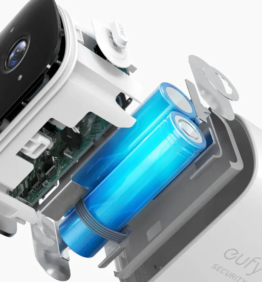 Eufy EufyCam 2C draadloze uitbreiding beveiligingscamera Wit