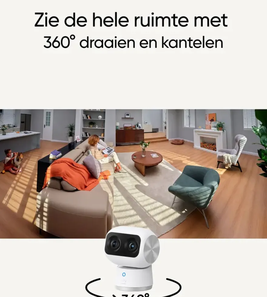 Eufy Indoor Beveiligingscamera S350 4K Wired