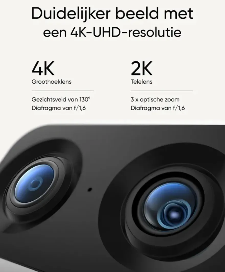 Eufy Indoor Beveiligingscamera S350 4K Wired