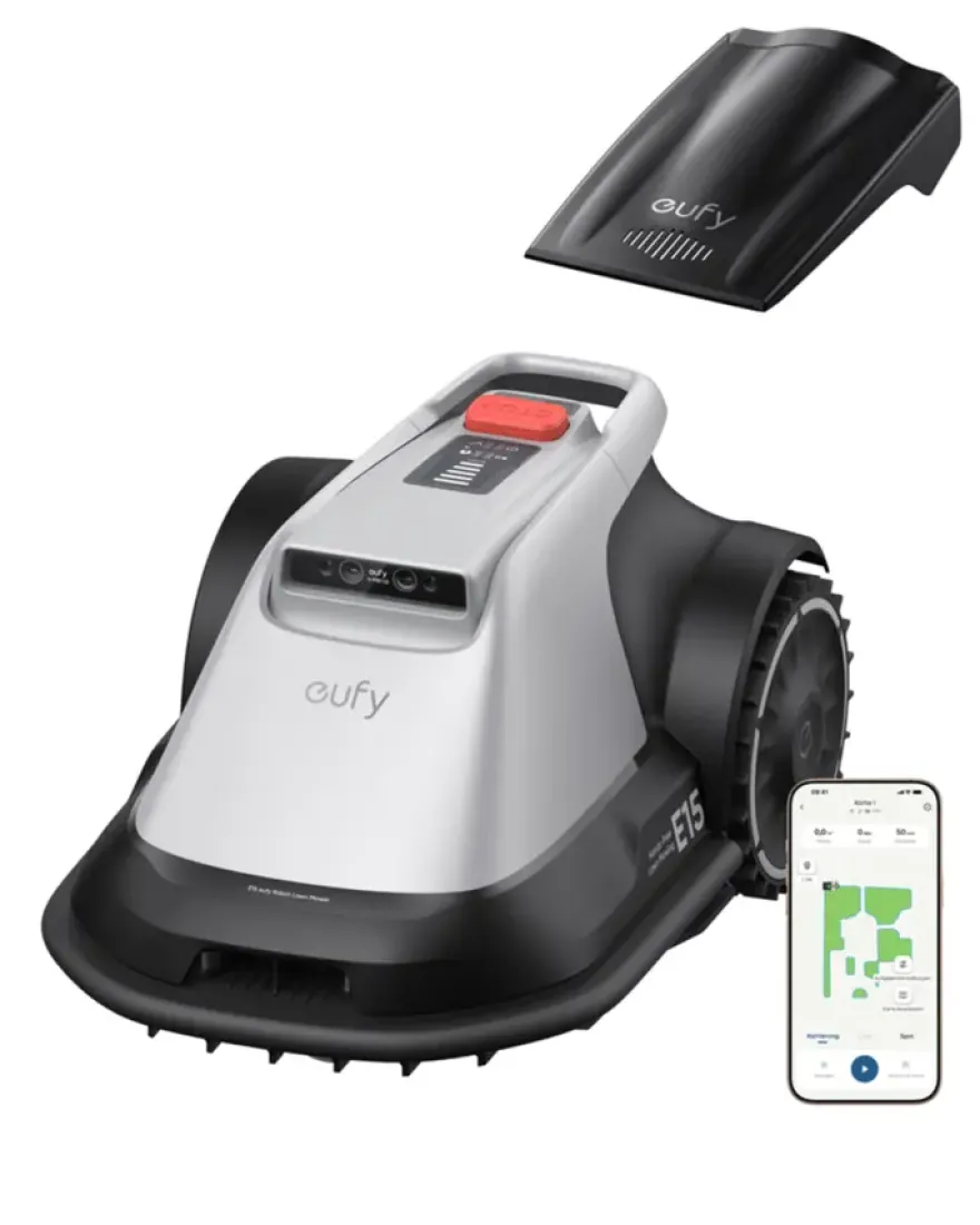 Eufy robotmaaier AutoMower E15 - draadloos 800m - incl raincover