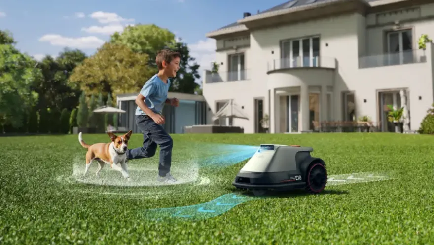 Eufy robotmaaier AutoMower E18 - draadloos 1200m - incl raincover