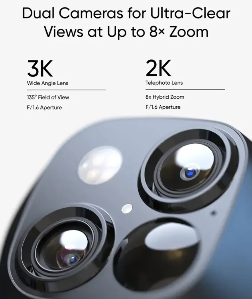 Eufy SoloCam S340 Beveiligingscamera met Zonnepaneel