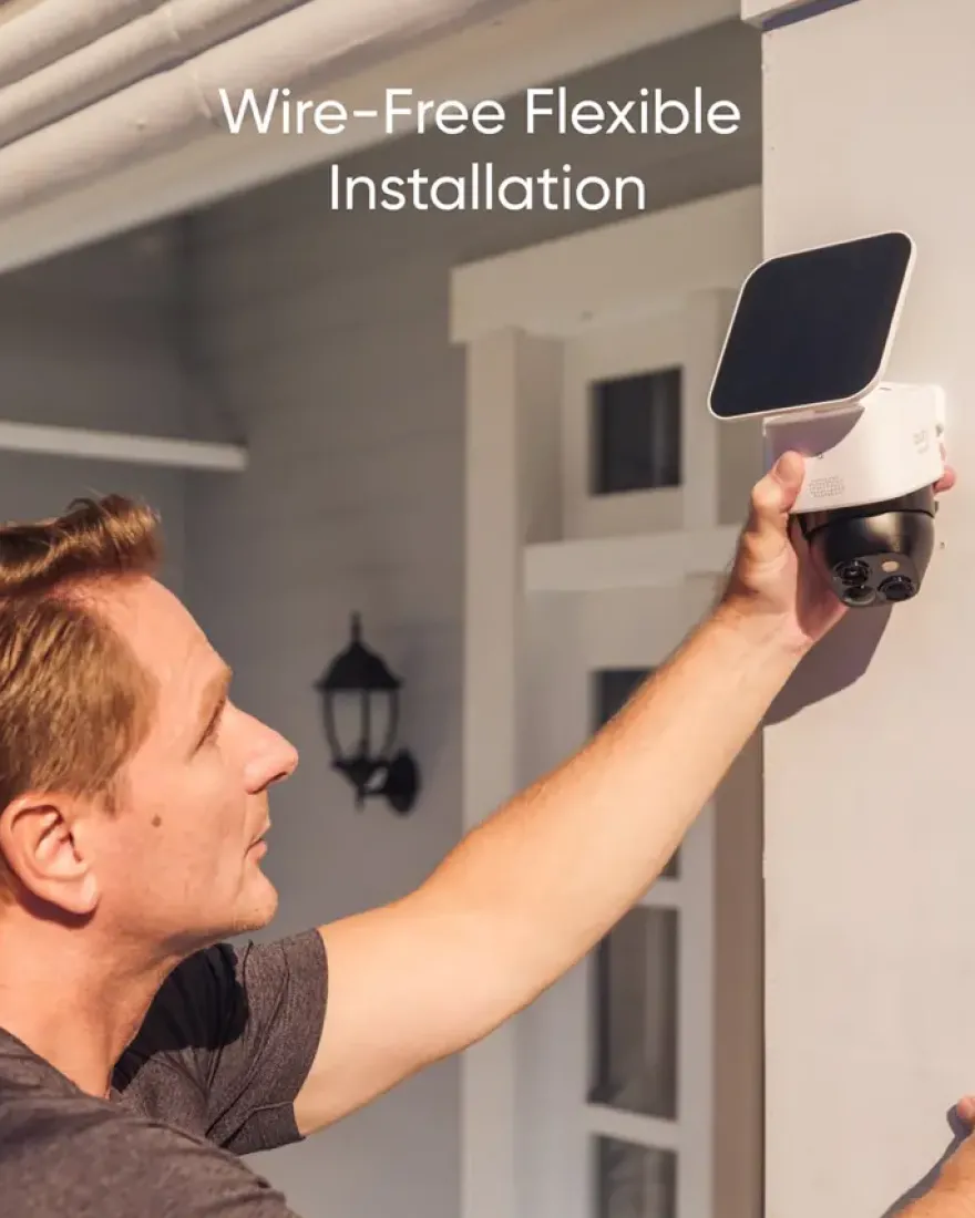 Eufy SoloCam S340 Beveiligingscamera met Zonnepaneel