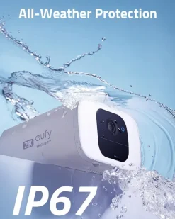 Eufy SoloCam S40 Beveiligingscamera 2K met Zonnepaneel