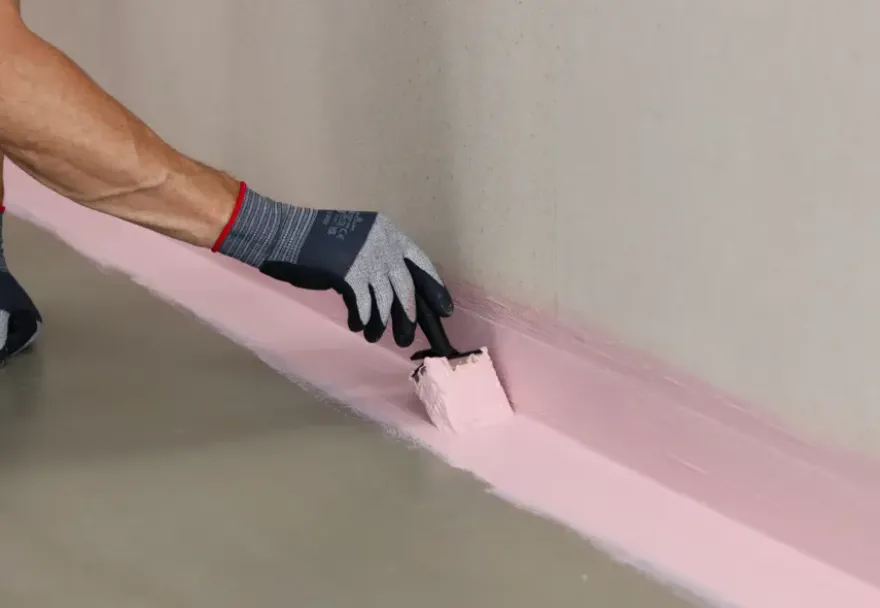 Eurocol 685 Eurocoat / Euroband afdichtpasta roze en 063 wapeningsband 12 meter