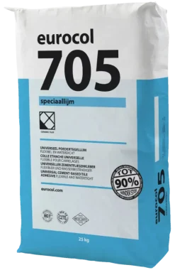 Eurocol 705 speciaal poedertegellijm grijs 25 kg