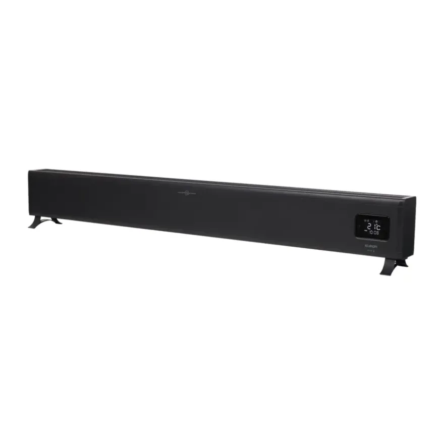 Eurom Alutherm Baseboard 2500 Zwart met WiFi