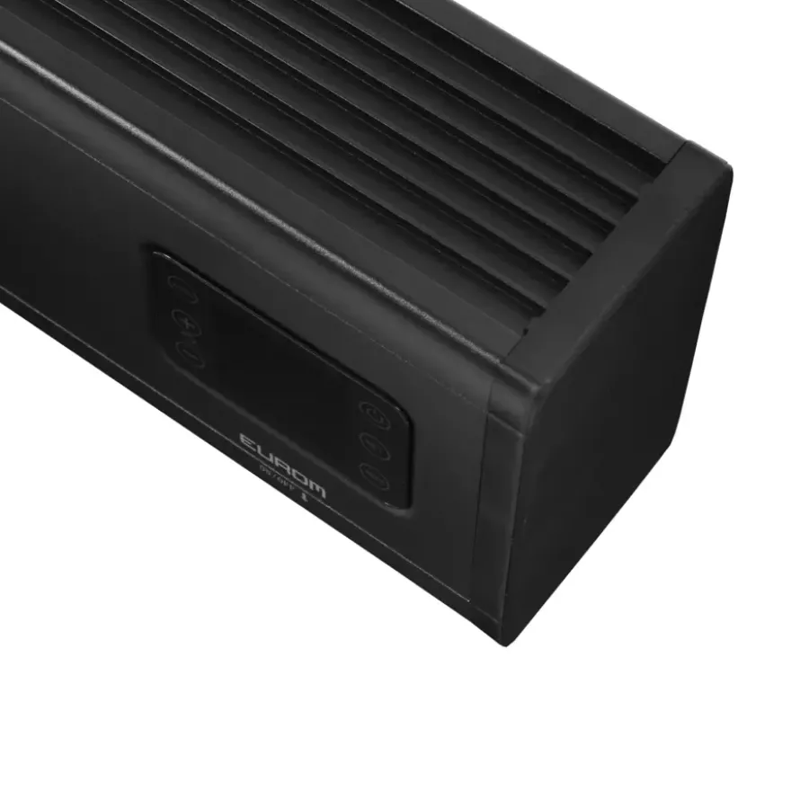 Eurom Alutherm Baseboard 2500 Zwart met WiFi