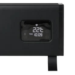 Eurom Alutherm Plint 1000 Watt zwart met WiFi