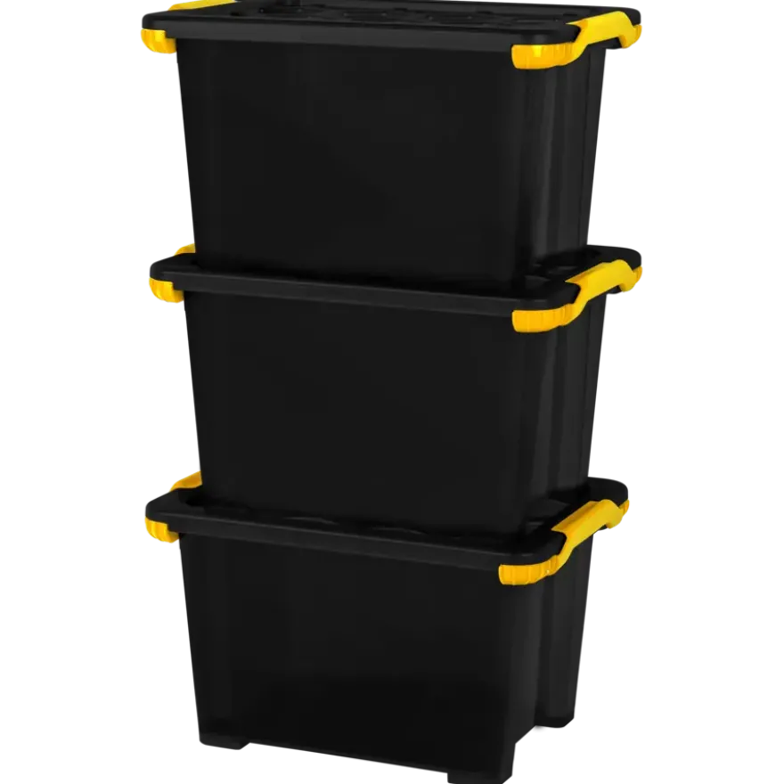 Evo Pro opbergbox DIY antraciet kunststof 15 L