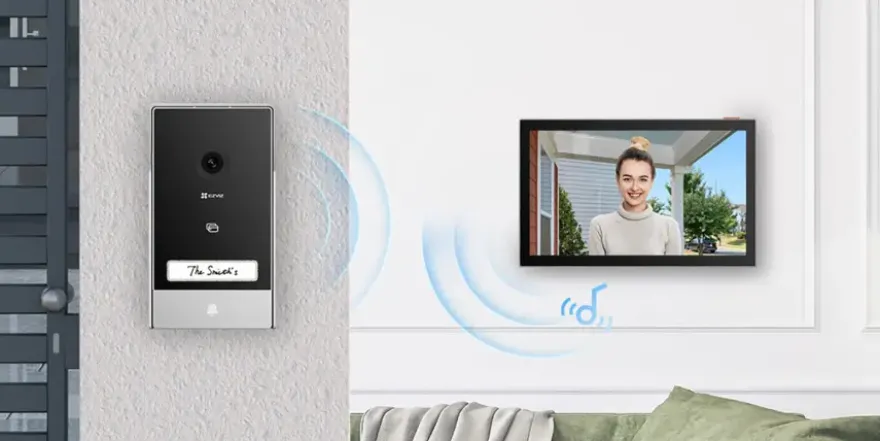 Ezviz HP7 video intercom deurbel bedraad 2K