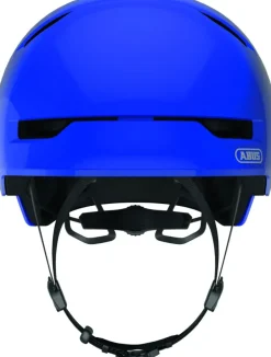 Fietshelm Youth shiny blue S