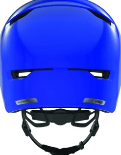 Fietshelm Youth shiny blue S
