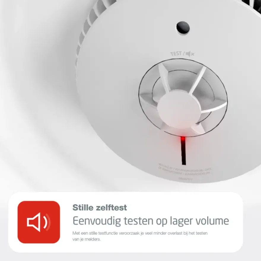 FireAngel hittemelder met vervangbare batterijen (levensduur 10 jaar)