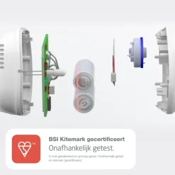 FireAngel Koolmonoxidemelder Inclusief 10 jaar Vervangbare Batterij
