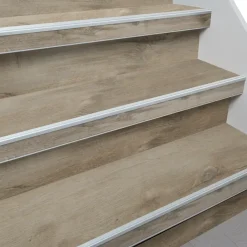 Firststep trapneusprofielset laminaat zilver, voor 4 treden