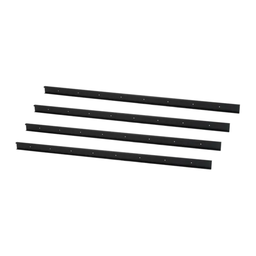 Firststep trapneusprofielset laminaat zwart, voor 4 treden