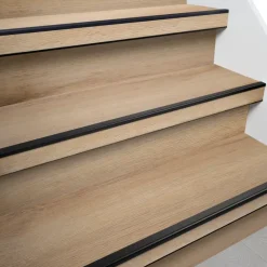 Firststep trapprofielset PVC zwart 128cm 4st