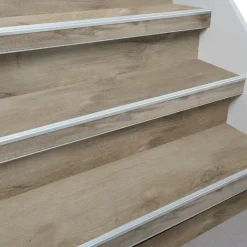 Firststep traprenovatie profielset laminaat zilver 4 stuks