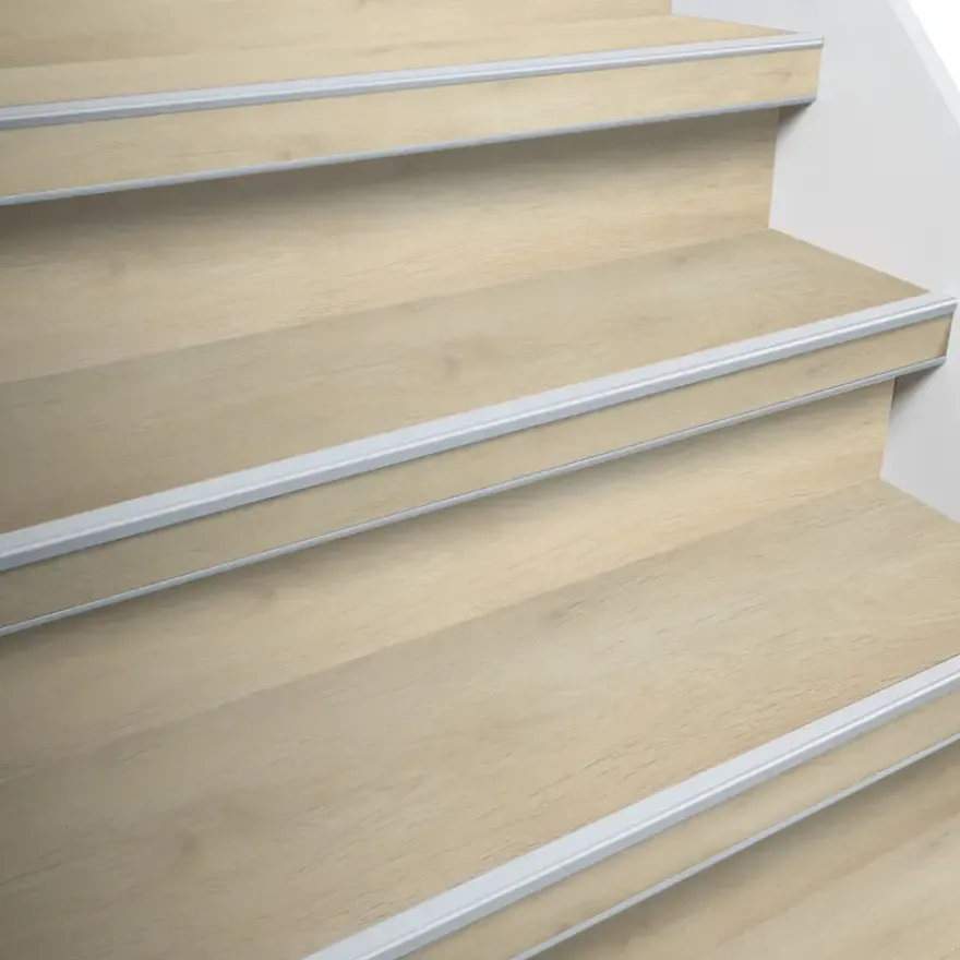 Firststep traprenovatieset pvc-treden smokey eiken, 4 stuks