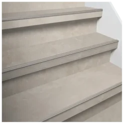 Firststep traprenovatieset pvc-treden beton lichtgrijs 4 stuks