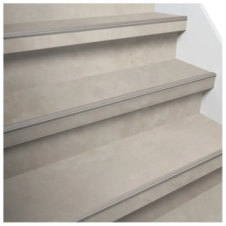 Firststep traprenovatieset pvc-treden beton lichtgrijs 4 stuks