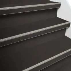 Firststep traprenovatieset pvc-treden beton zwart 4 stuks