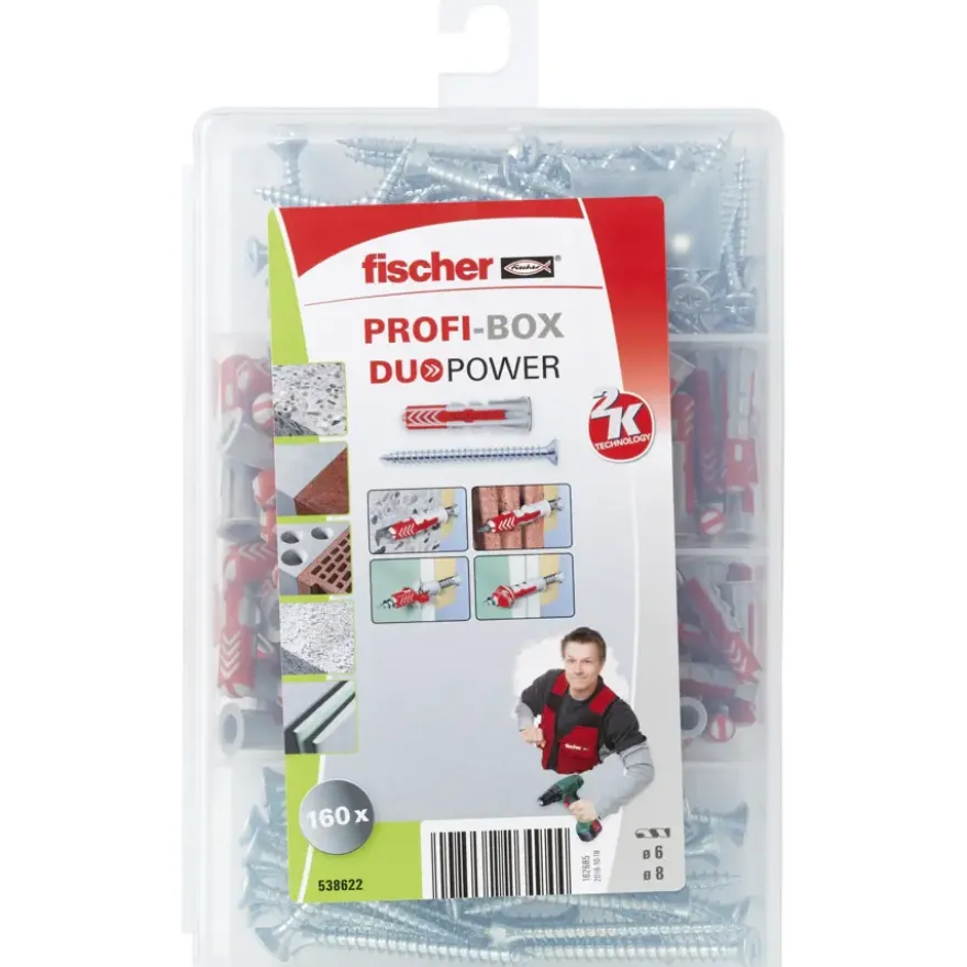 Fischer Duopower assortimentsdoos 160-delig