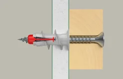 Fischer Gipsplaatplug DuoBlade 44 mm 20 stuks incl. boorkop