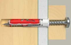 Fischer Hollewandplug DuoTec 10mm met bolkopschroef 2 stuks