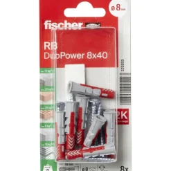 Fischer schapbevestigingsset 8x40 mm 8 stuks