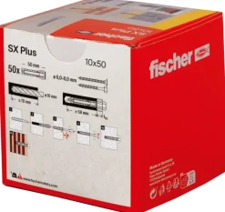 Fischer SX+-plug 10x50mm 50 stuks