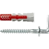 Fischer Universeelplug DuoPower 8x40mm met schroefduim 4 stuks
