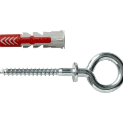 Fischer Universeelplug DuoPower 8x40mm met ooghaak 2 stuks