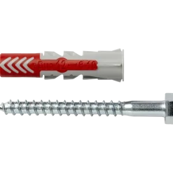 Fischer Universeelplug DuoPower 12x60mm met zeskantschroef 2 stuks