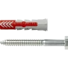 Fischer Universeelplug DuoPower 14x70mm met zeskantschroef 2 stuks