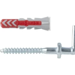 Fischer Universeelplug DuoPower 5x25mm met schroefduim 8 stuks