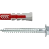 Fischer Universeelplug DuoPower 10x50mm met zeskantschroef 25 stuks