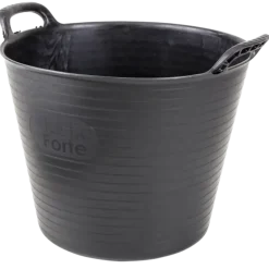 Flexibele kuip 25 liter zwart