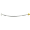 Flexibele slang 1/2" wartel 1/2" buitendraad 30 cm