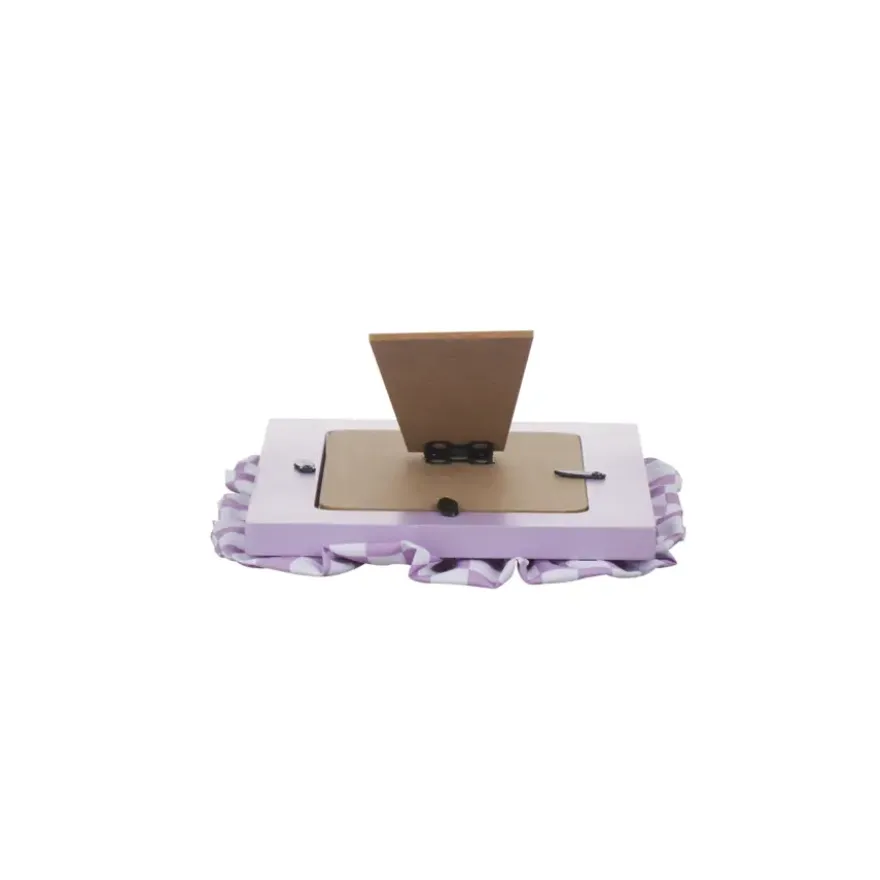 Fotolijst lila geblokt 15x2x20cm