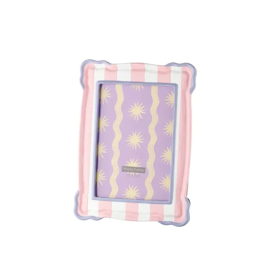 Fotolijst roze wit 16,3x1x21,5cm