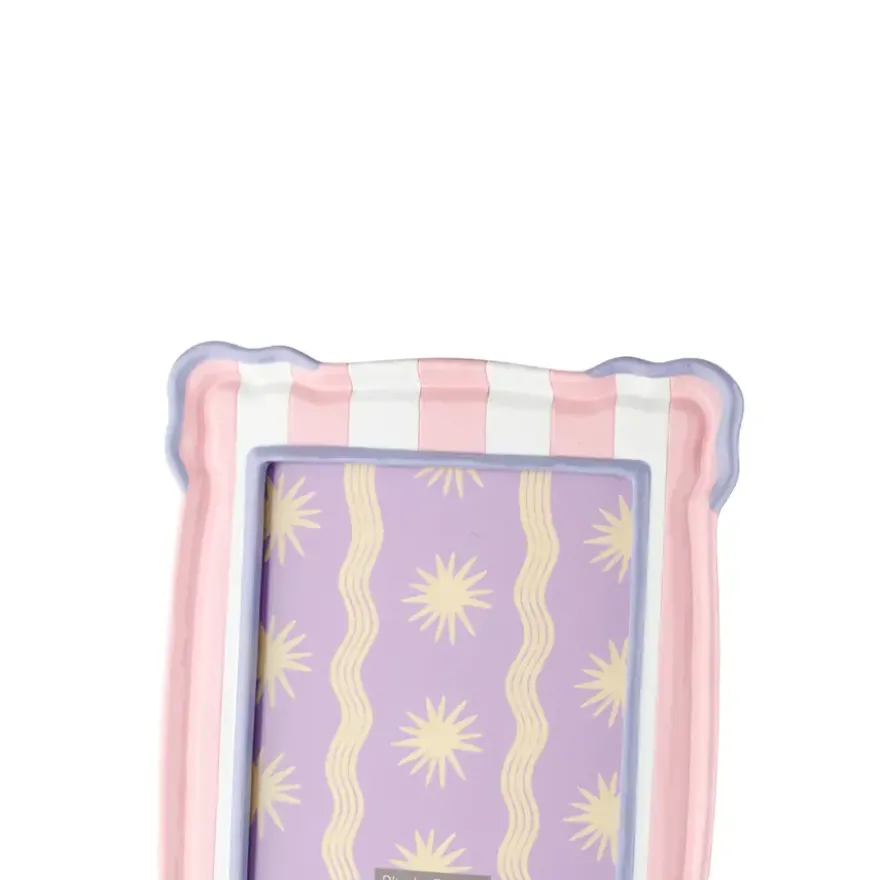 Fotolijst roze wit 16,3x1x21,5cm
