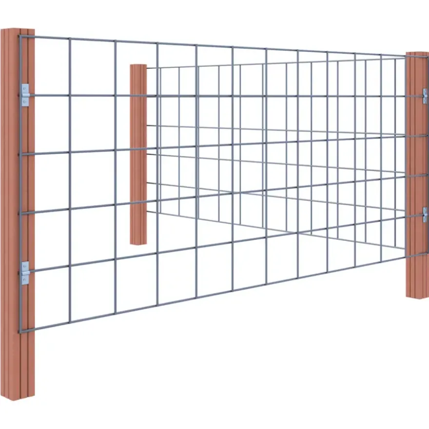 Gaas startpakket tuinhek hardhout liggend 75 x 180 cm