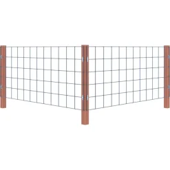 Gaas startpakket tuinhek hardhout liggend 75 x 180 cm