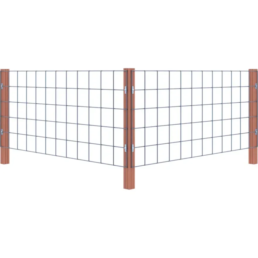 Gaas startpakket tuinhek hardhout liggend 75 x 180 cm