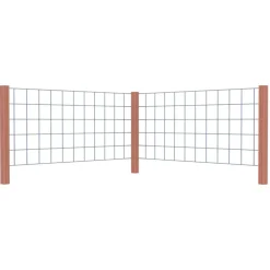Gaas startpakket tuinhek hardhout liggend 75 x 180 cm