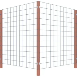 Gaas startpakket tuinhek hardhout 180 x 180 cm