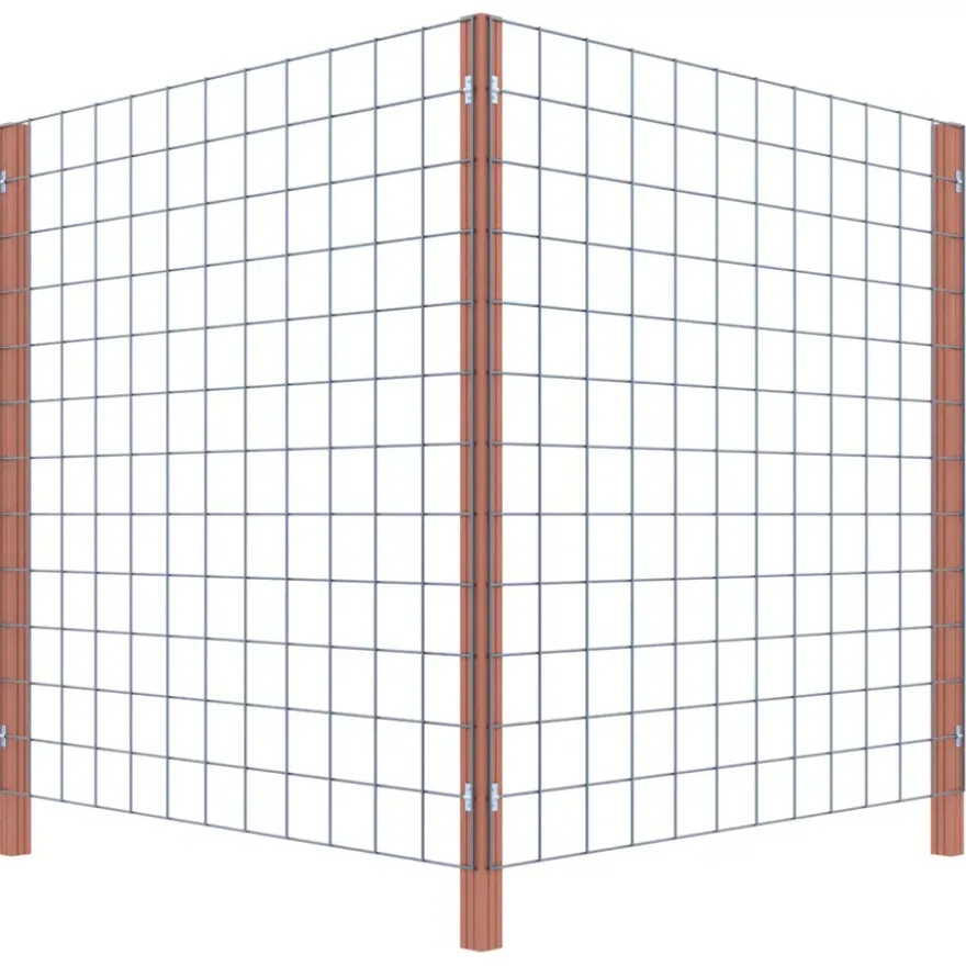 Gaas startpakket tuinhek hardhout 180 x 180 cm